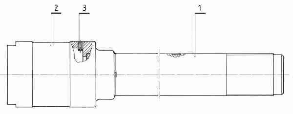Zugrohr komplett Km 1-438